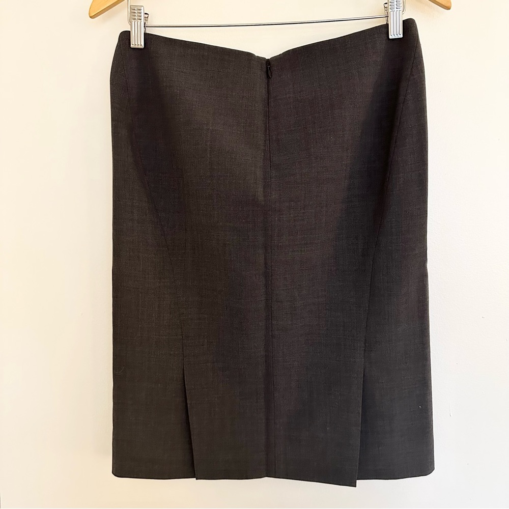 Theory Golca 2 Urban Pencil Wool Blend Skirt - Picture 10 of 14